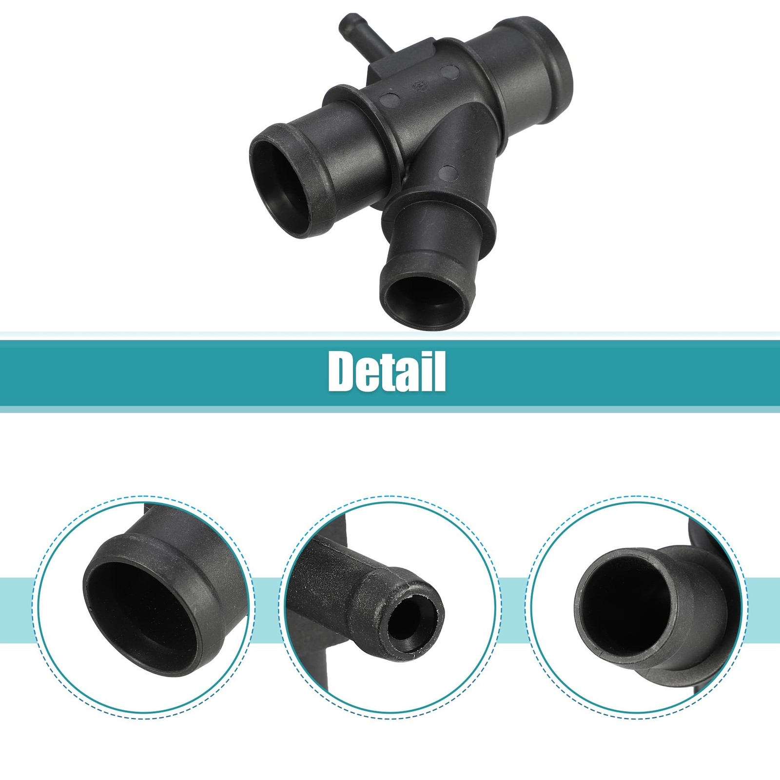 X AUTOHAUX Engine Coolant Hose Connector for Audi A3 Quattro 2007-2013 for Au…