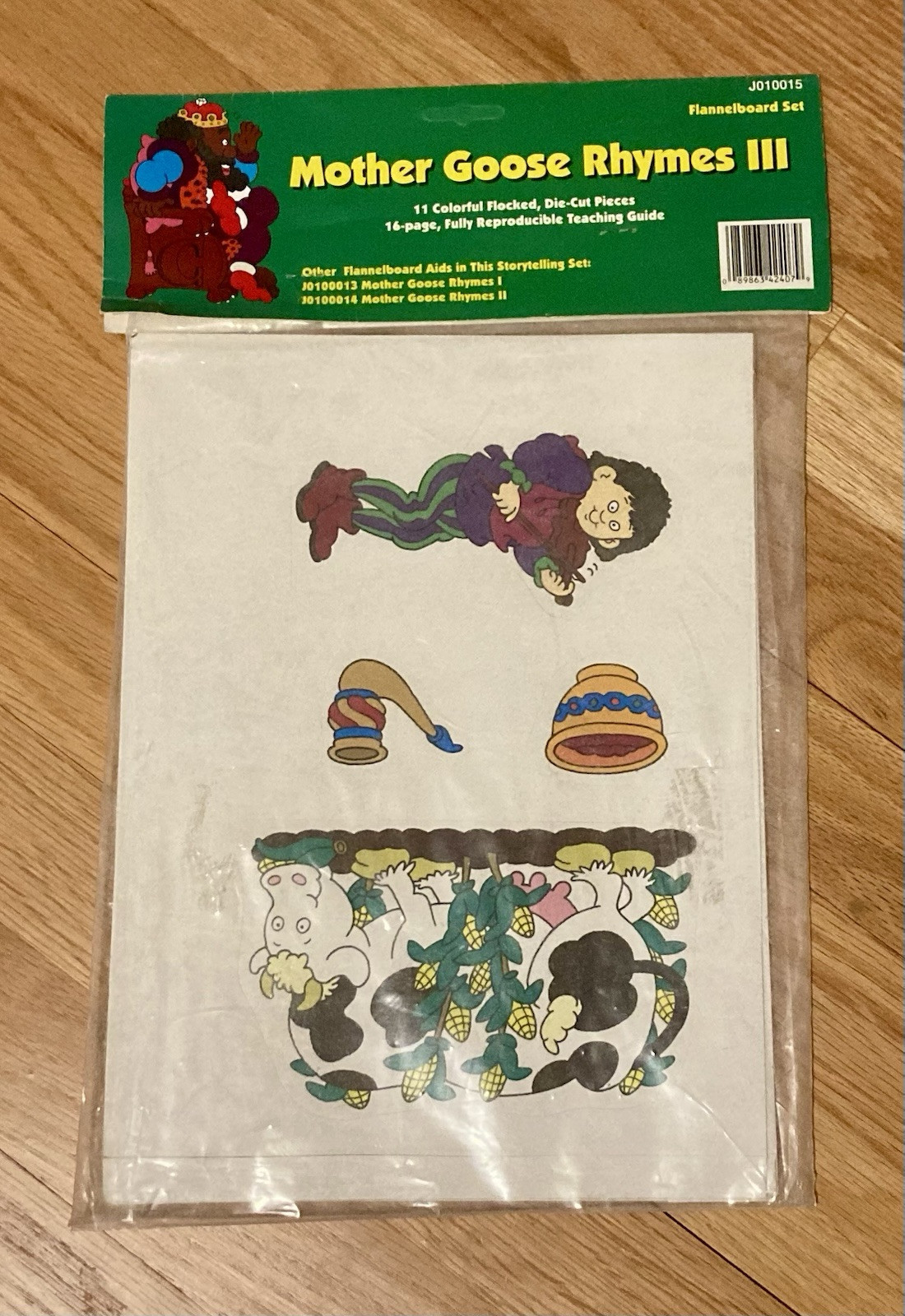 Judy Instructo Mother Goose Rhymes I II III Flannel Board Set FACTORY SEALED LOT
