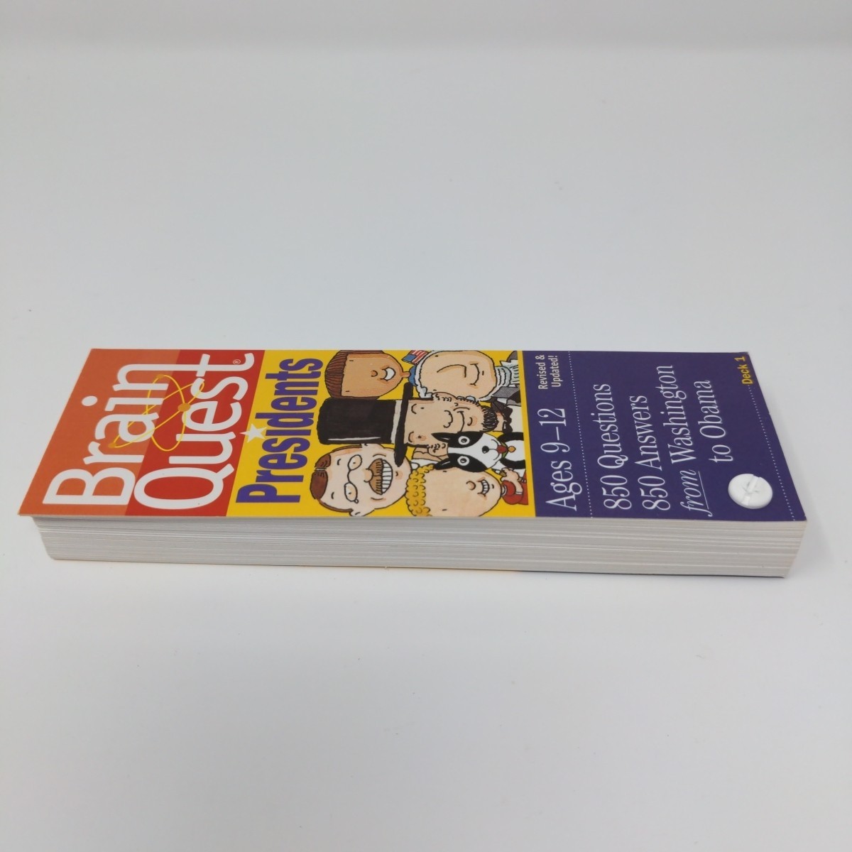 Brain Quest Presidents (Ages 9 – 12) Washington to Obama Decks 1 & 2