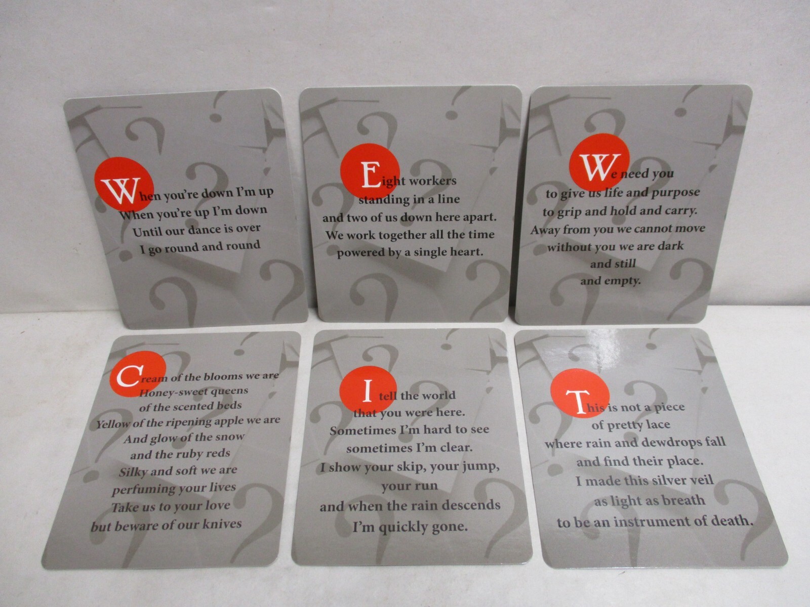 Riddles Knowledge Cards by Emmanuel Williams Complete Set of 48 Cards with Box