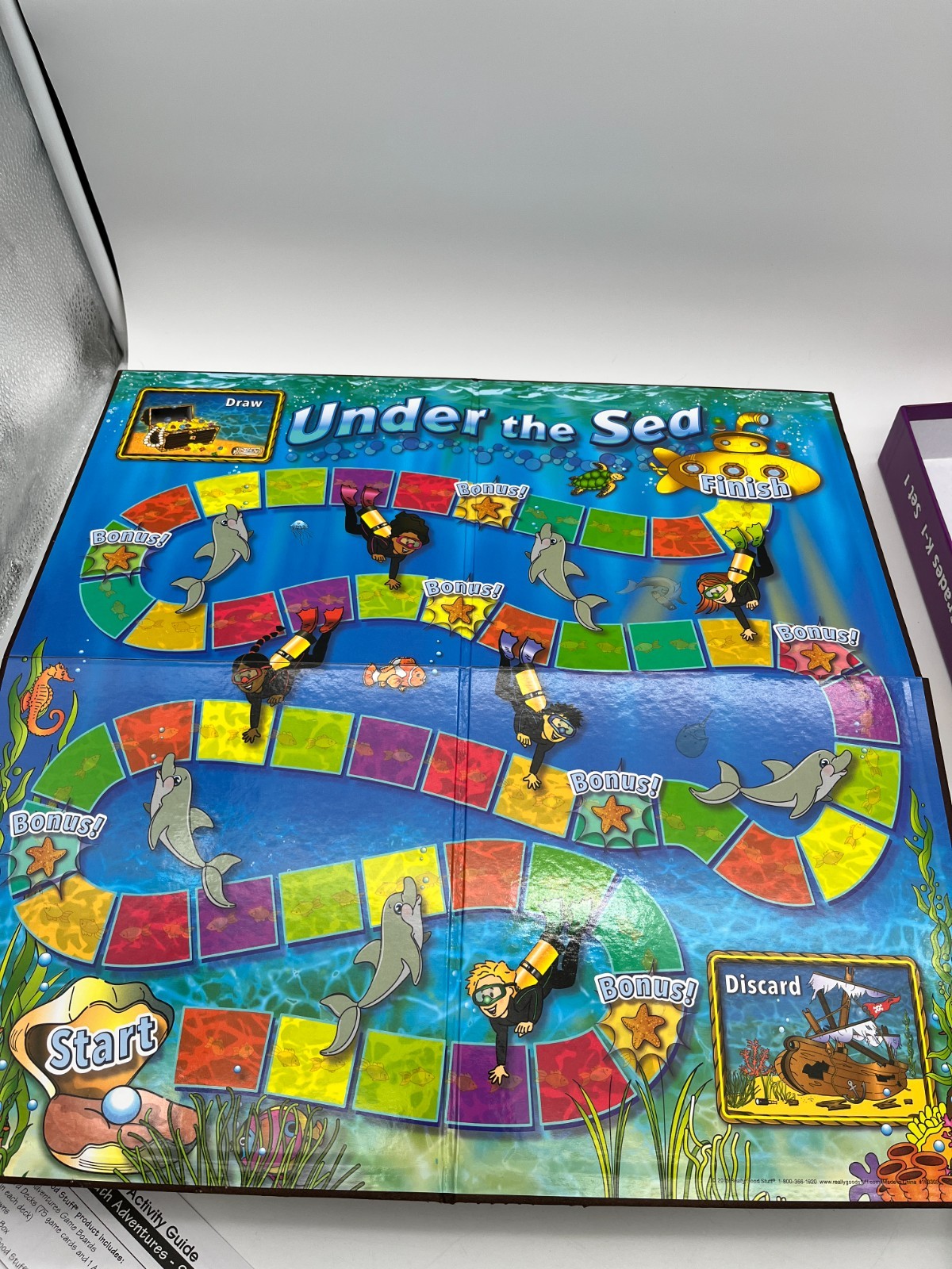 Really Good Stuff Math Adventures Grades K-1 Set 1 Classroom Math Board Game Kit