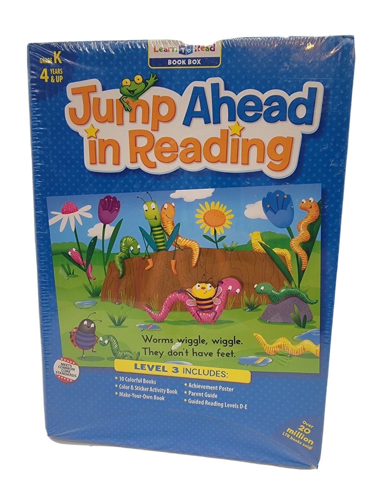Learn To Read Book Box Jump Ahead In Reading Grade K Level 3 New In Sealed Box