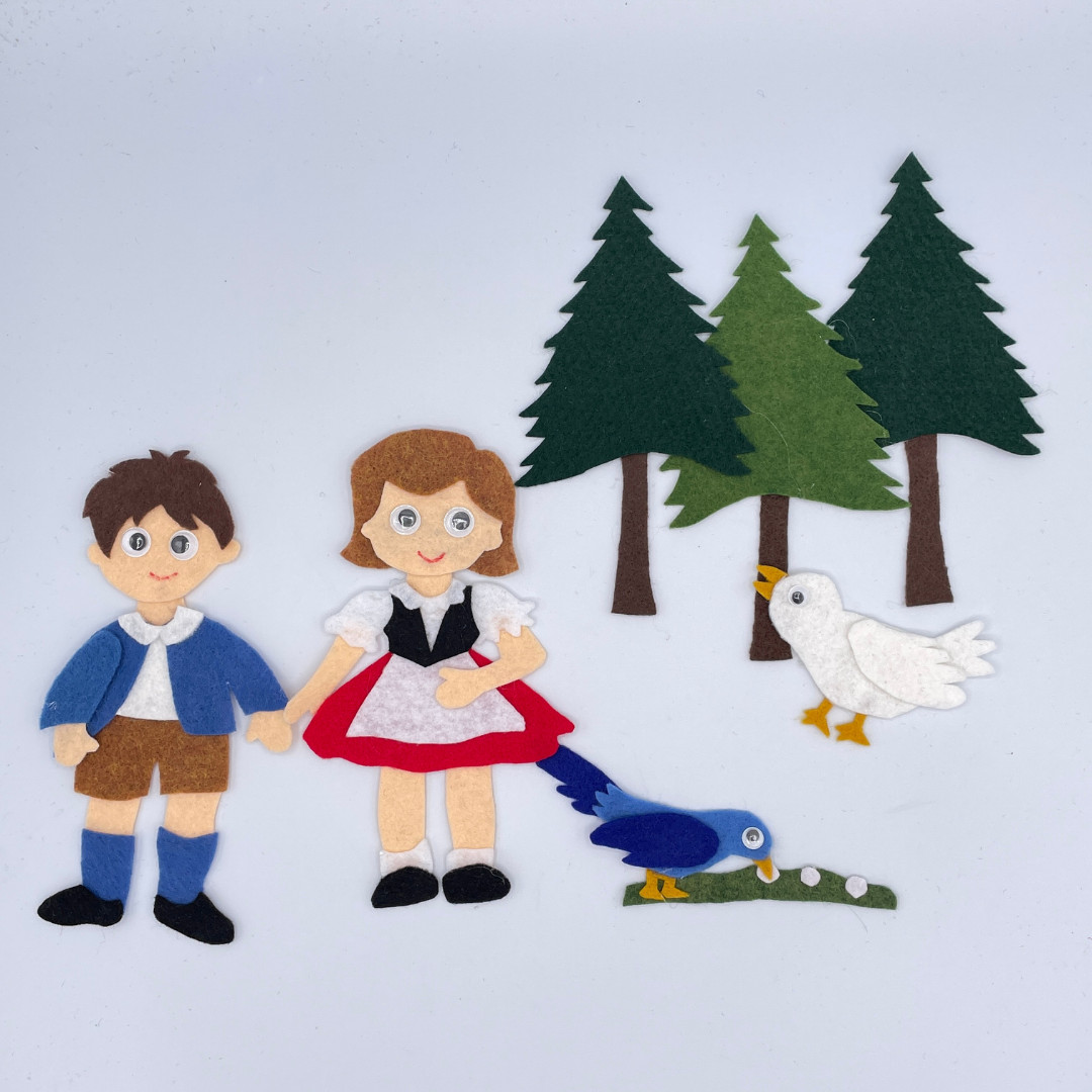 Hansel and Gretel Felt Pieces for Felt or Flannel Board Play
