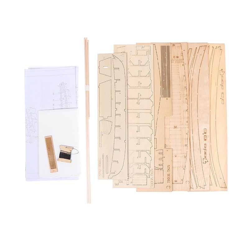 Chinese sand boat wooden assembly model kit DIY handmade antique ship model!