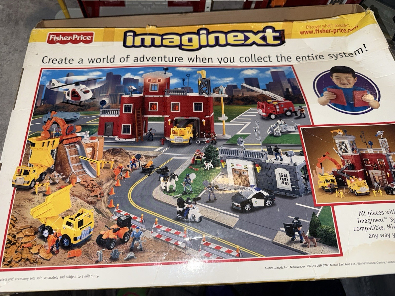 Imaginnext rescue center By Fisher-Price Police Station W Box See Photos Fun Set