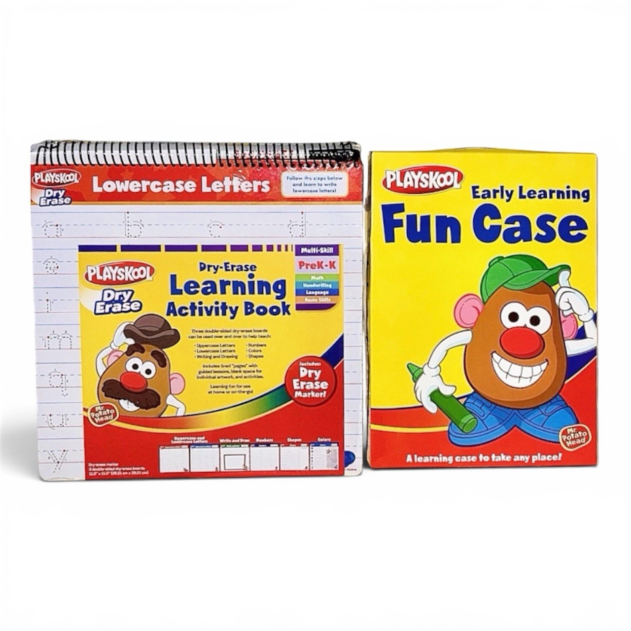 Playskool Mr Potato Head Early Learning Fun Case & Dry Erase Learn to Letter Pad