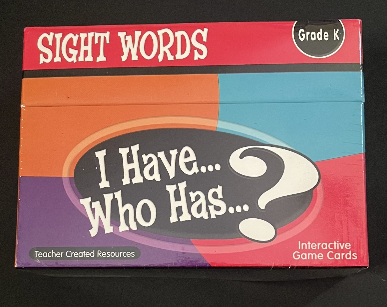 Teacher Created Resources I Have Who Has Sight Words Game Grade K (TCR7868)
