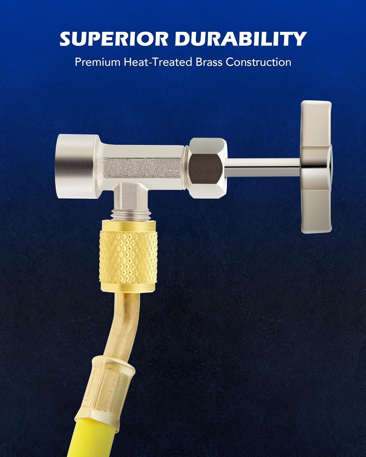 Orion Motor Tech R134a Self Sealing Can Tap, Self-Sealing Can Opener for R134a R