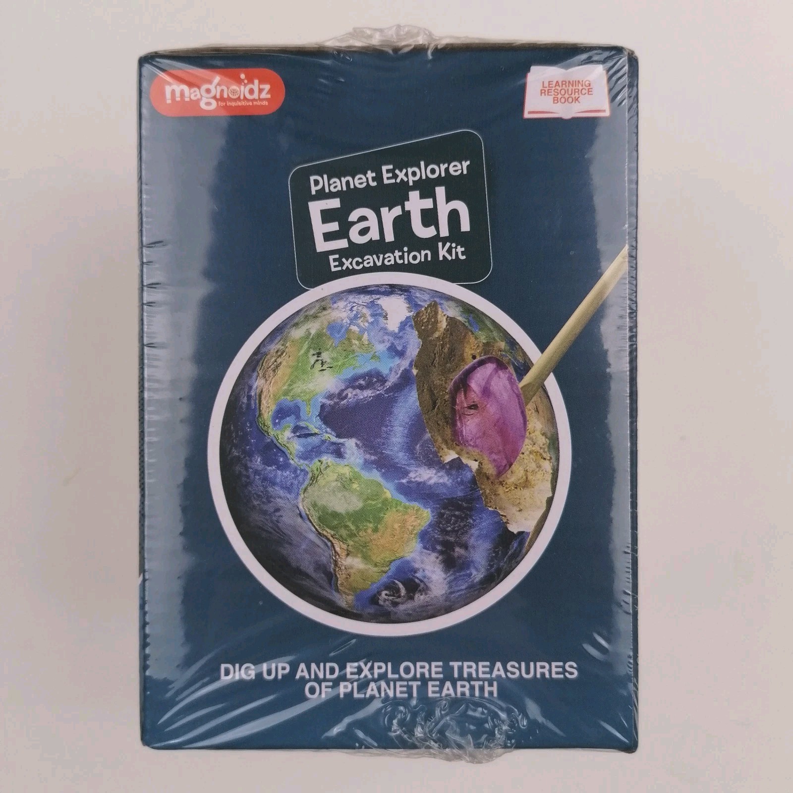 Magnoidz Planet Explorer Earth Excavator Kit Ages 6+ Learn About Geology – New