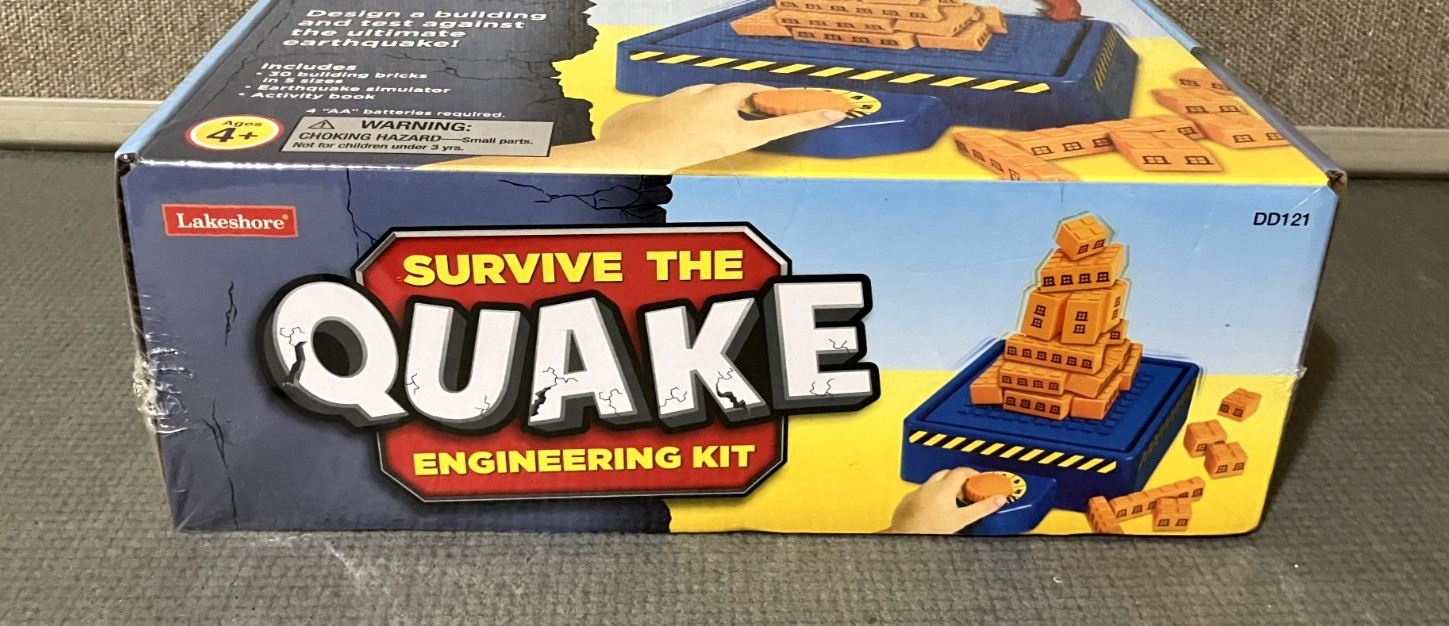 NEW Sealed Lakeshore Learning Toys Survive the Quake Engineering Kit