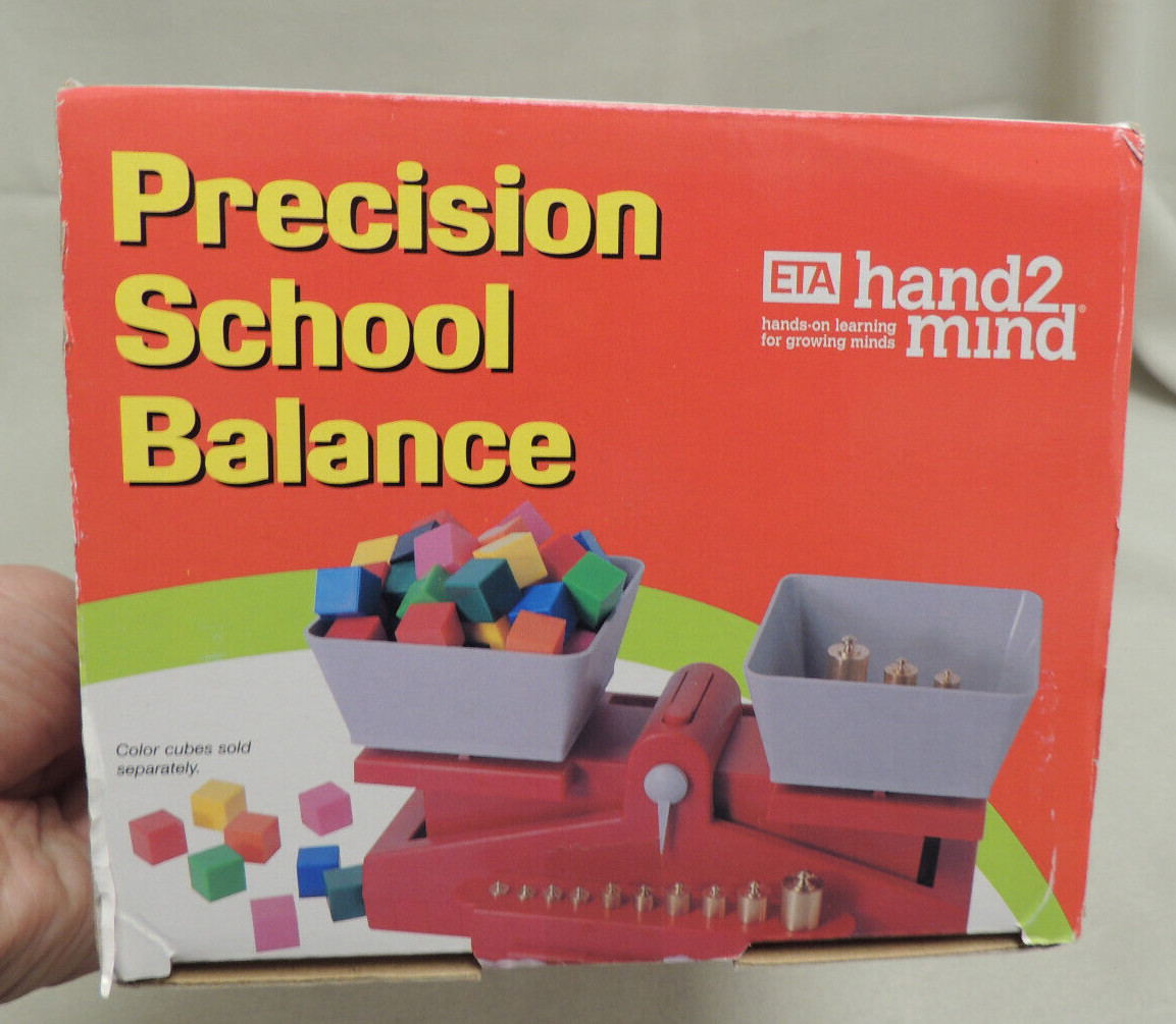 Precision Balance Scale w/ Weights 2000g max. Elementary Science/Math learning