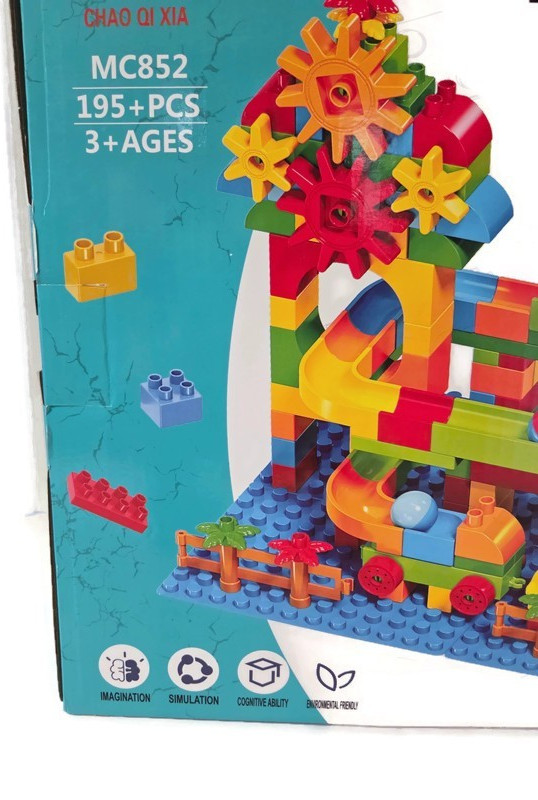 Educational Blocks Fun Slideway FMC852 195 Pieces Ages 3+ NEW