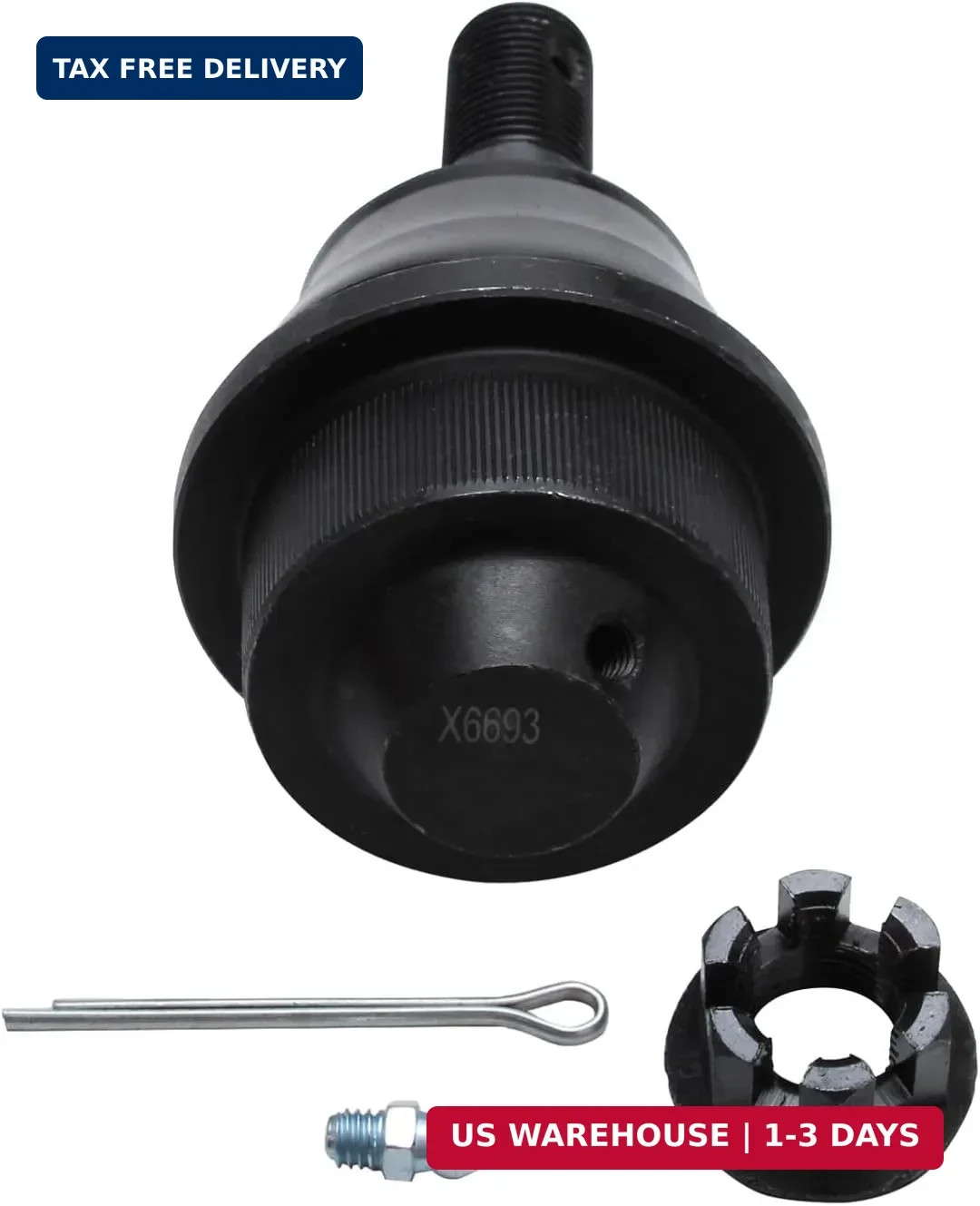 Detroit Axle – 2 Front Lower Ball Joints for 01-10 Chevy GMC Silverado Sierra 25