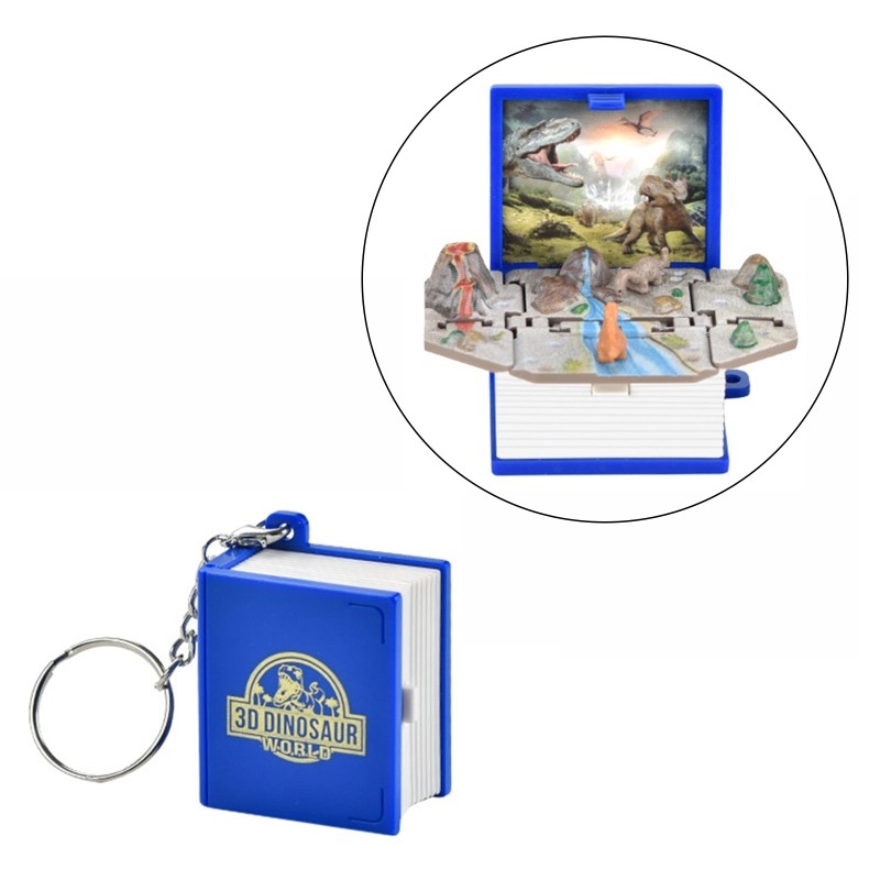 Cute Purse and Backpack Keychain Toys for for Kids Adults Dinosaurs Decor