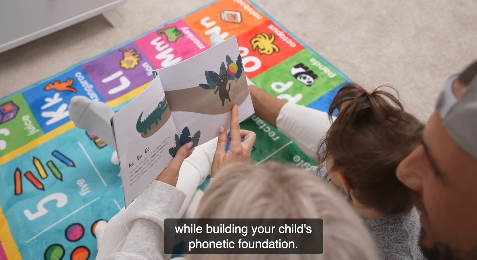 Story Rug 78″ X 58″ Child’s Play Rug with Story Book