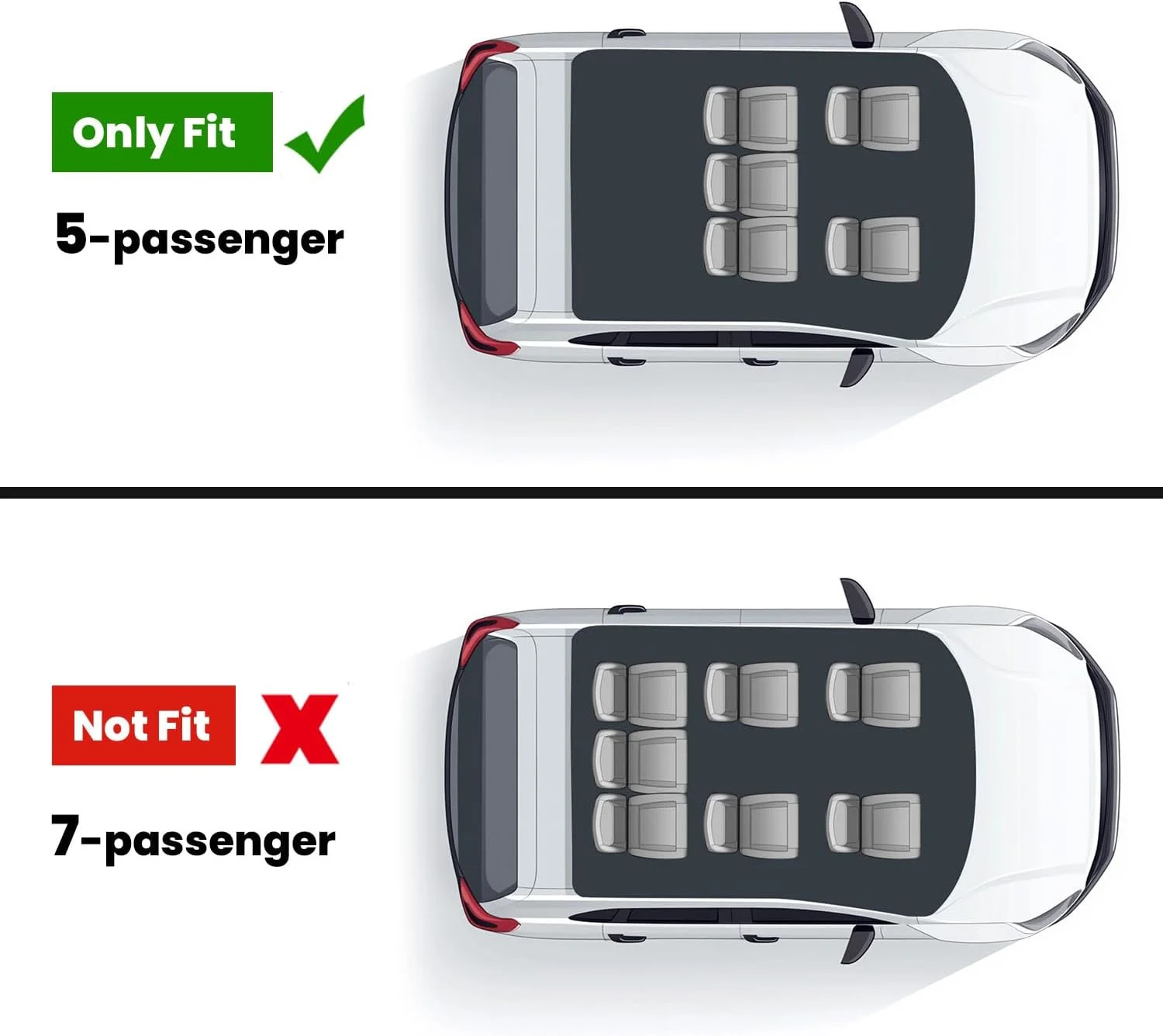 LASFIT Trunk Mat for BMW X5 2026 2025 2024 2023 2022 2021 2020 2019, All Weather