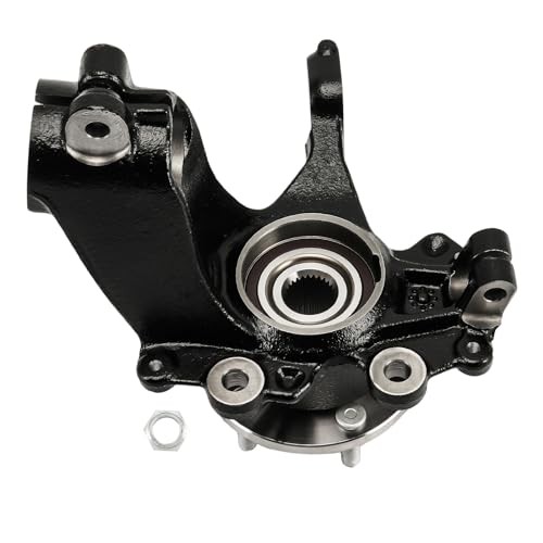 Front Steering Knuckle & Wheel Bearing Hub Assembly Compatible with Ford