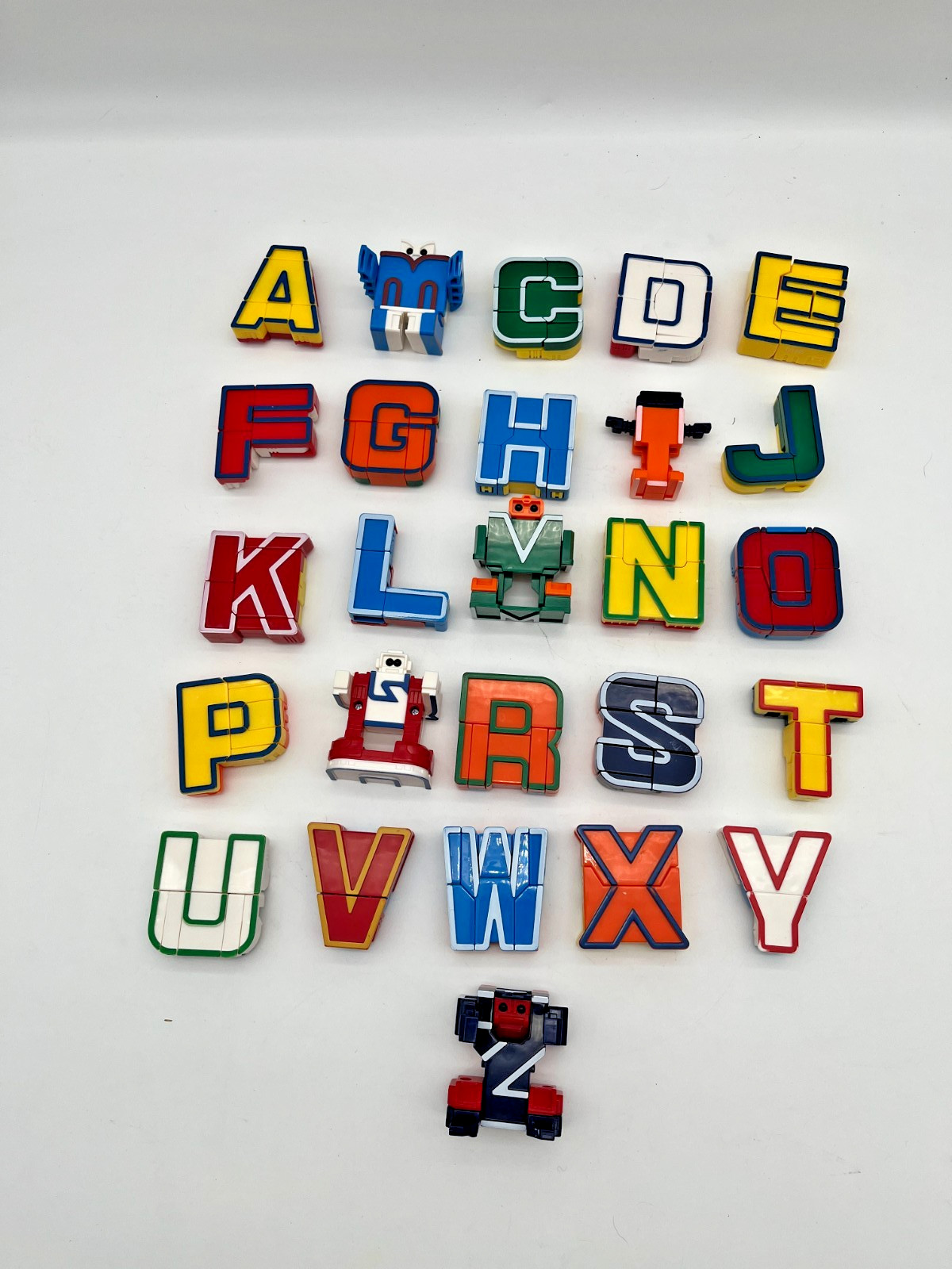 Educational Alpha Bots Transforming Letters Complete A-Z Alphabet Robots Set