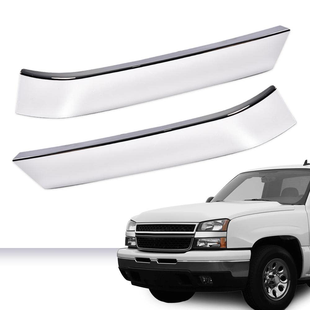 PIT66 Grille Trim Set, Compatible with 2003-2007 Chevy Silverado 1500 Classic HD