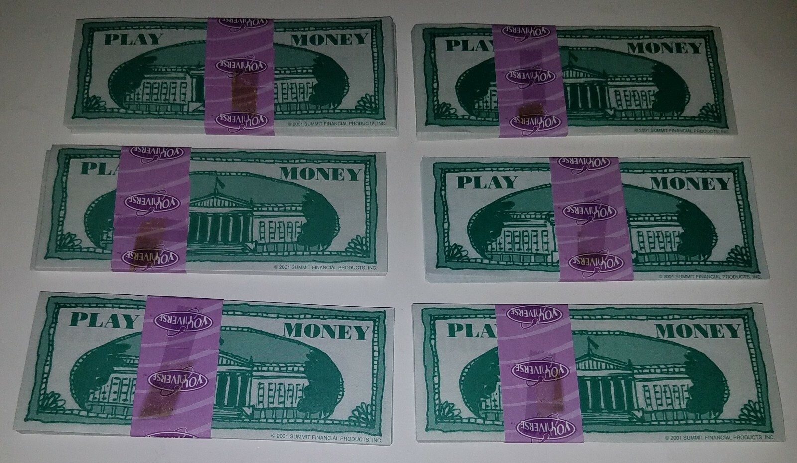 Youniverse Play Toy Money Lot Dollars Coins Pennies Nickels Dimes Cash Learning