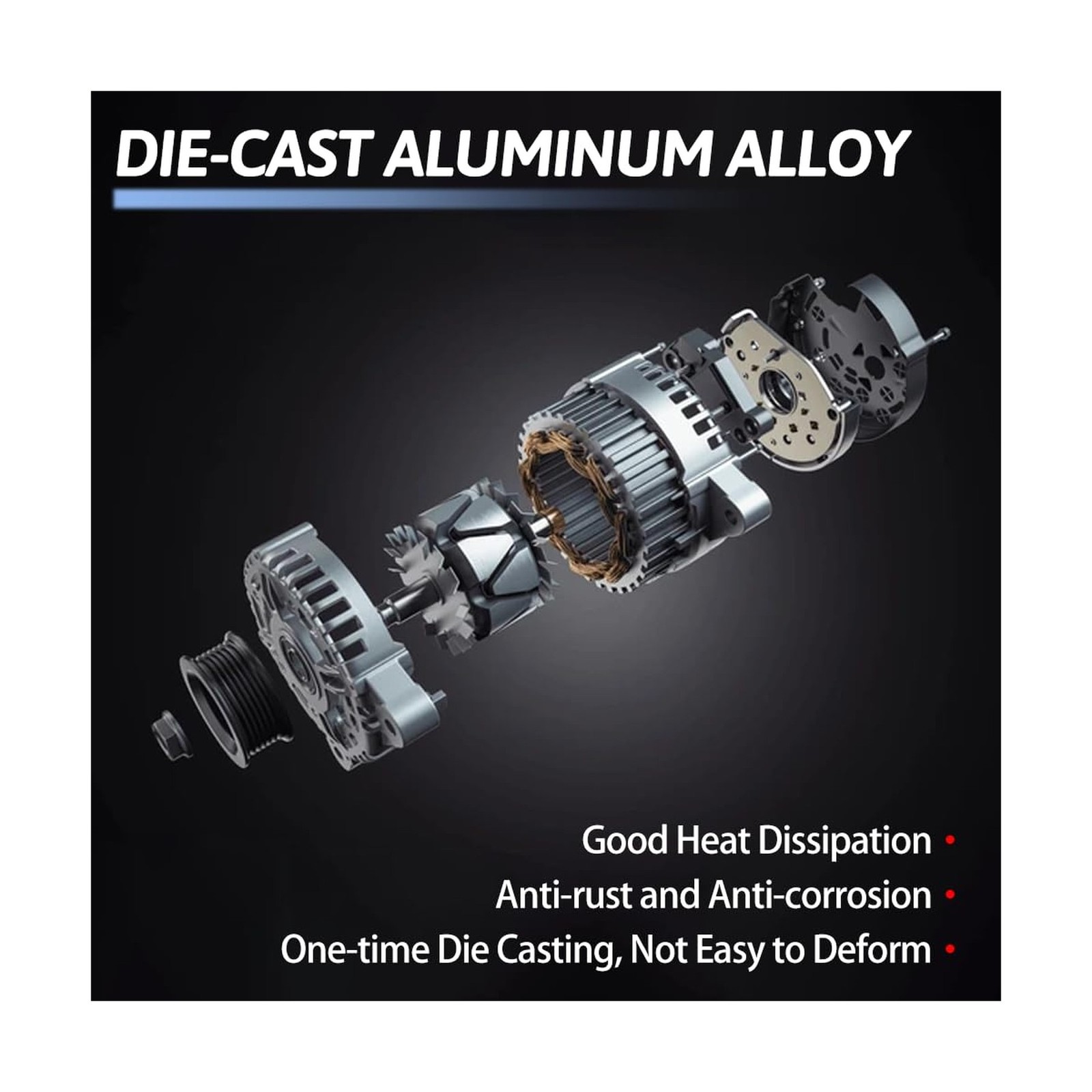 Alternator Replacement 23100-3TA1A Compatible with Nissan Altima 2013-2018 2….