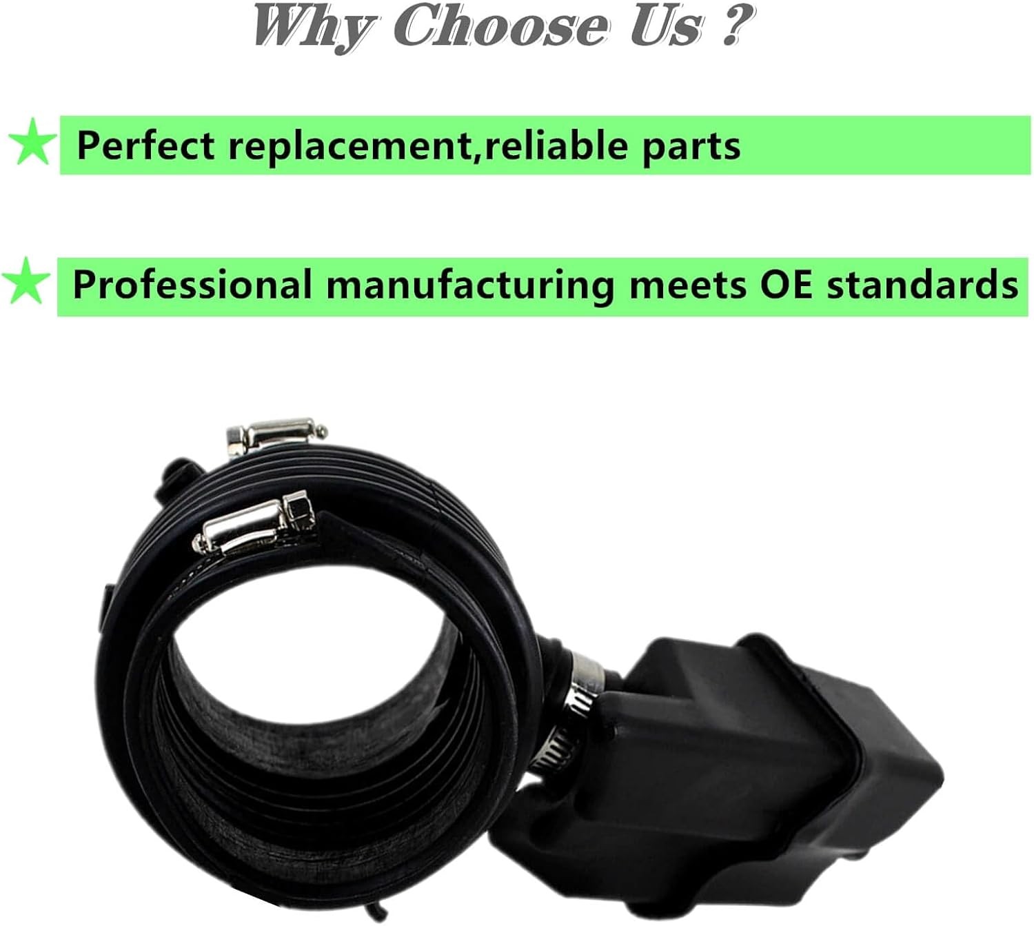 Engine Air Intake Hose 16576-3JA0A, For Nissan Murano 2015-2023 Pathfinder 2013-