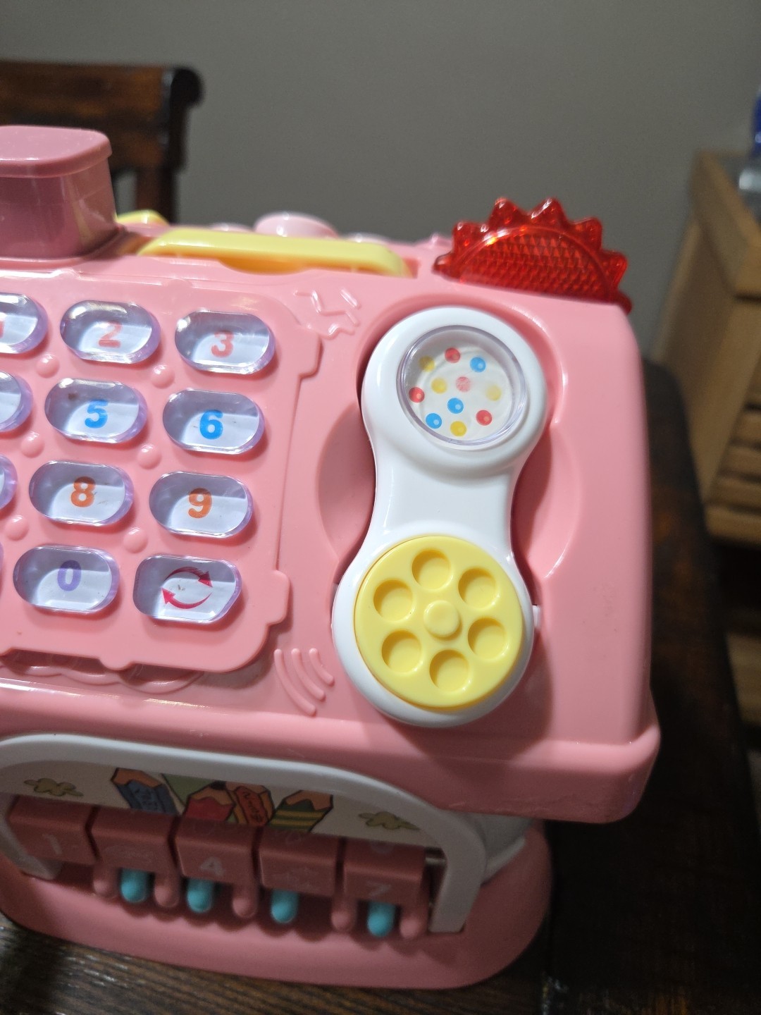 Interactive Toy House Number Pad Telephone Abacus Busy Board Learning Very Neat