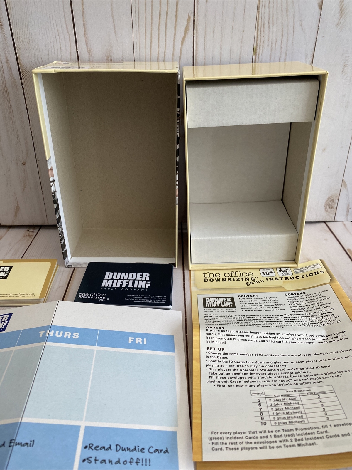 The Office Downsizing Game 16+ Cardinal 5 To 10 Players NBC Dunder Mifflin Party