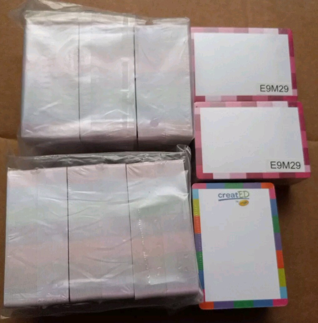 9 PACKS CARDS ONLY FOR creatED by Crayola Design Create-To-Learn Steam Program
