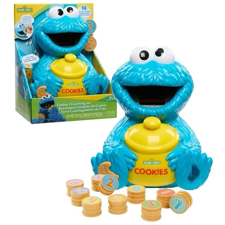Sesame Street Cookie Monster Cookie’s Counting Jar Learning & Education Toy