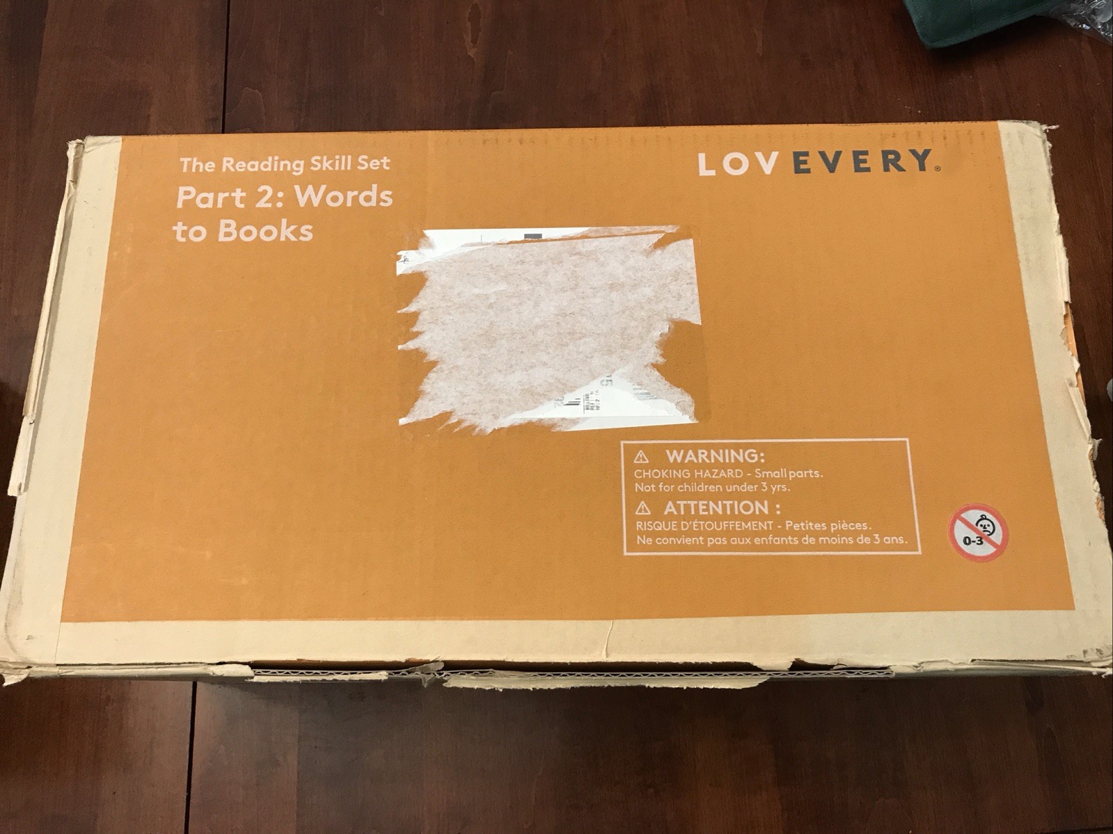 Lovevery The Reading Skill Set Part 2: Words to Books New in Open Box