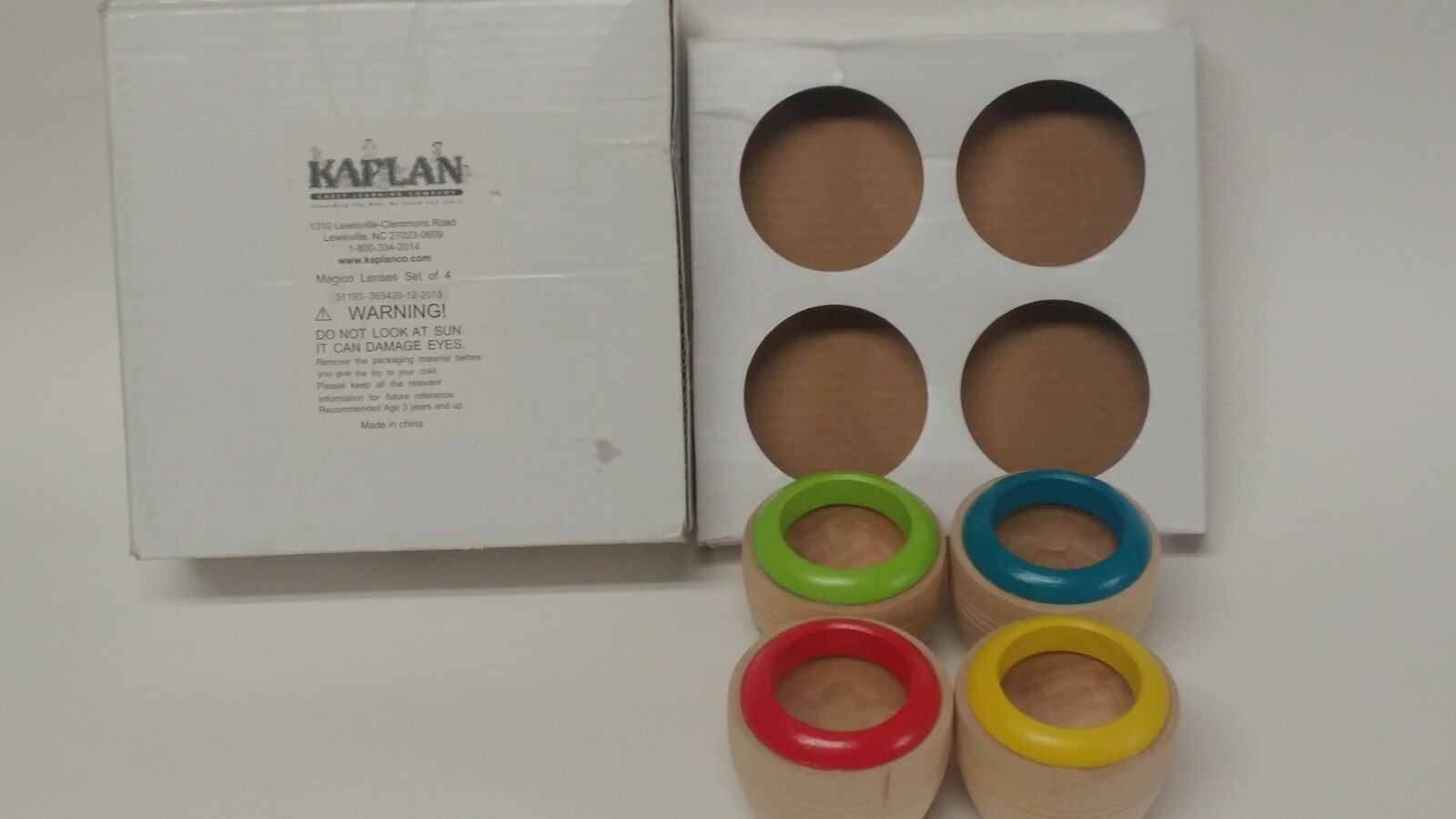 Kaplan Early Learning Magico Lenses Set of 4 Part No 51193-365439 Visual Games