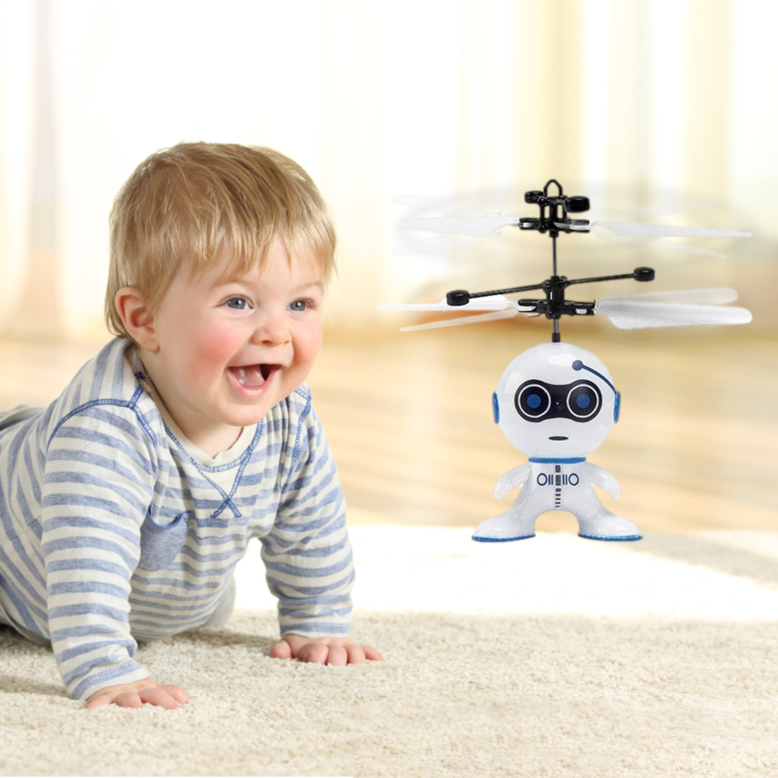 Flying Robot MiniDrone Children Toys For Boys Age 3 4 5 6 7 8 9 10 Year Old Kids