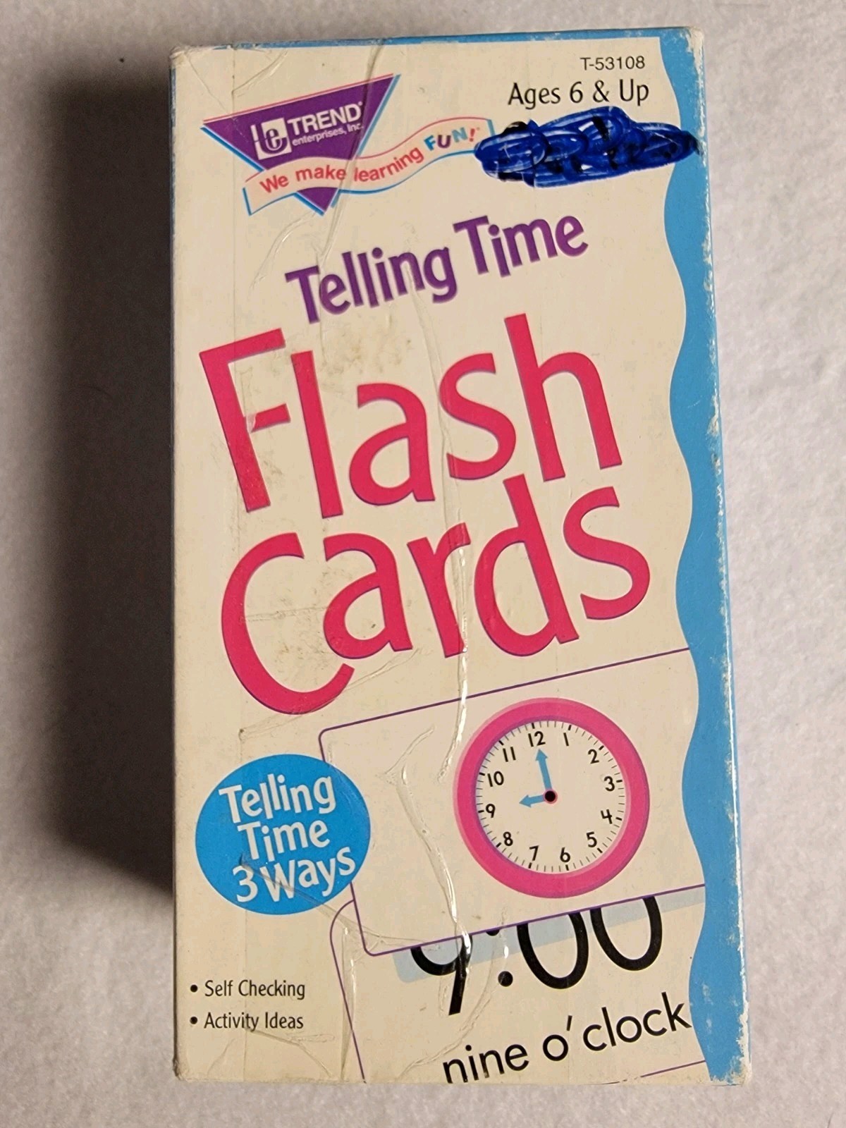 Telling Time Skill Drill Flash Cards