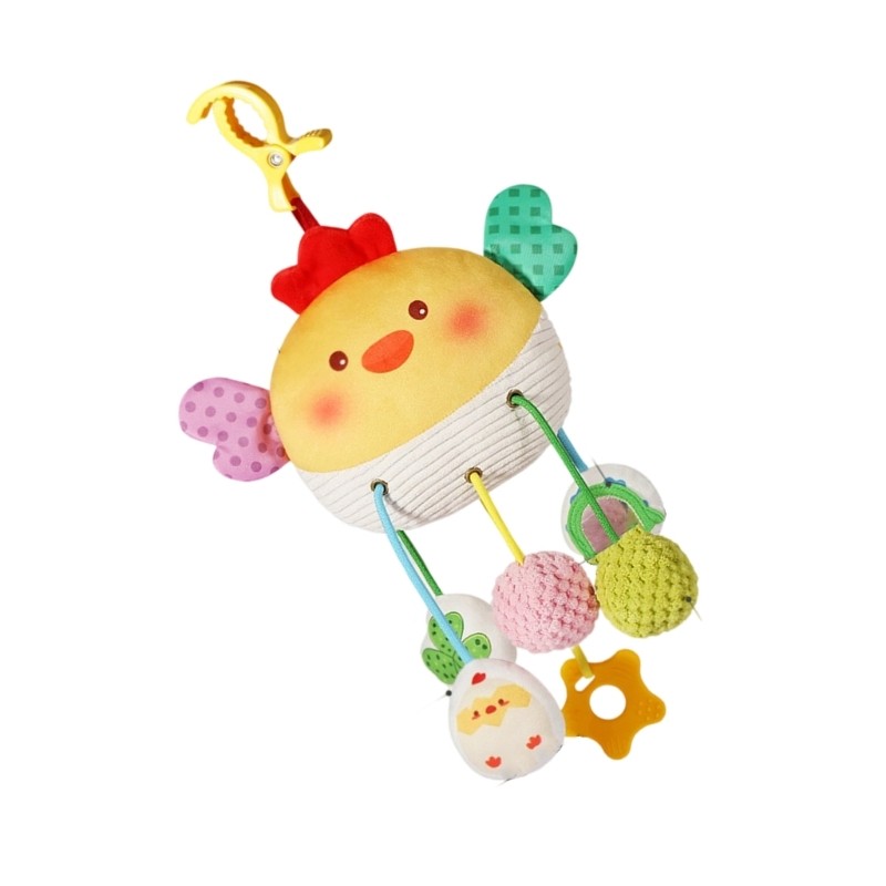 Bright Developmental Cloth Mobile Plaything Easy Installation Infant Visual