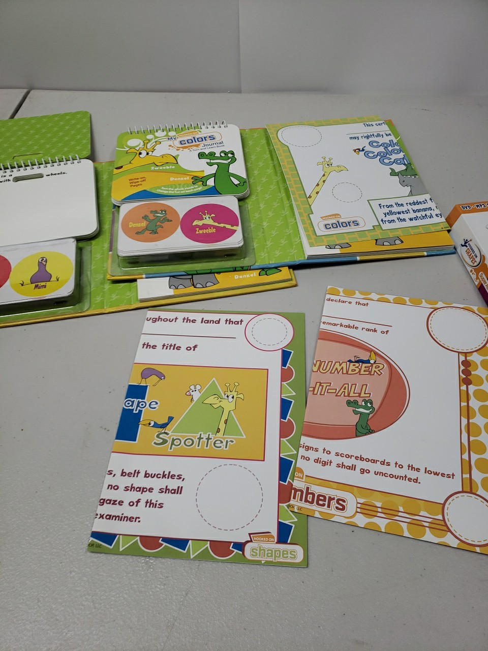 Hooked On Phonics Colors Numbers Shapes Super Activity Kit 3-Pack 2006