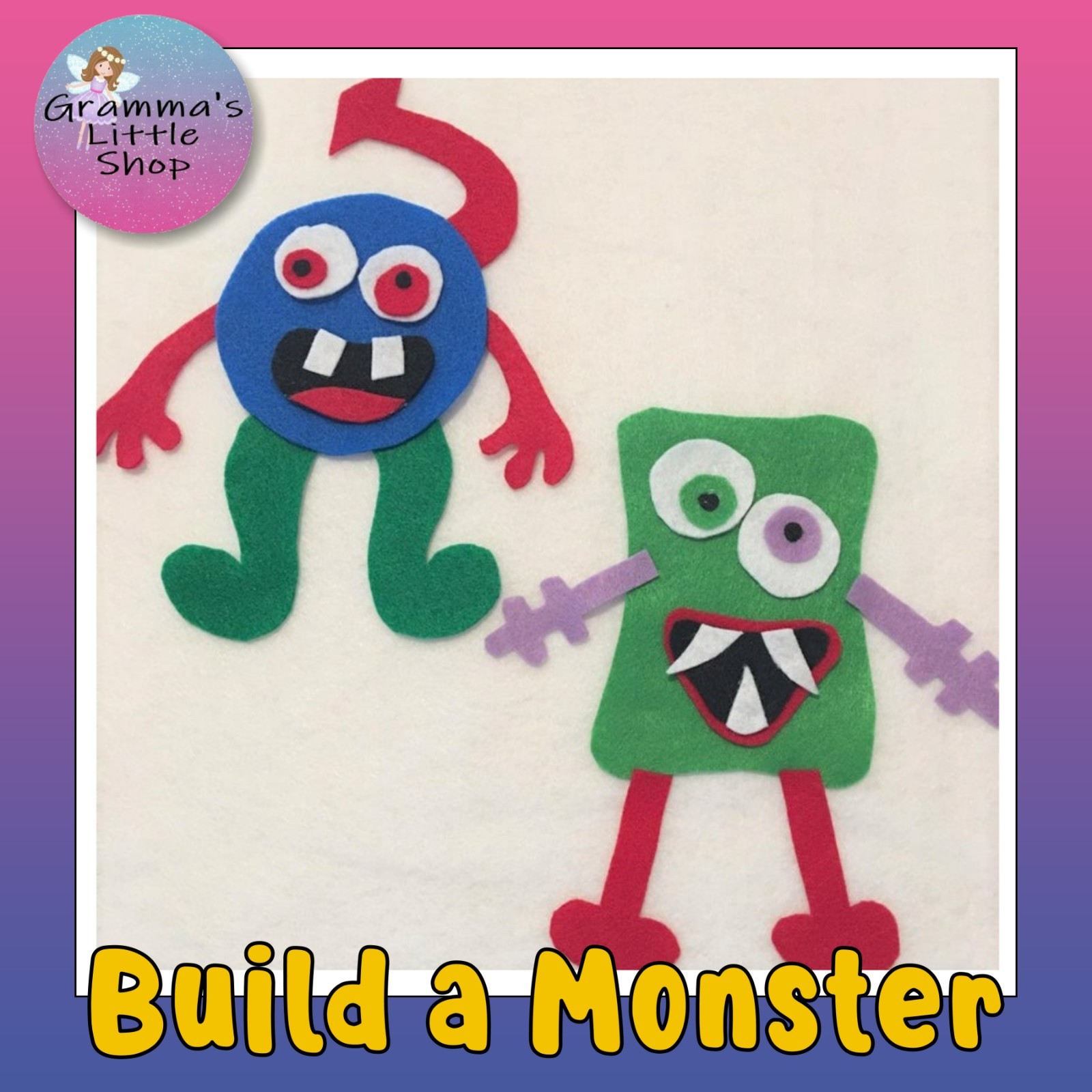 Build-A-Monster Felt Story Set – Celebrate Creativity and Silly Storytelling