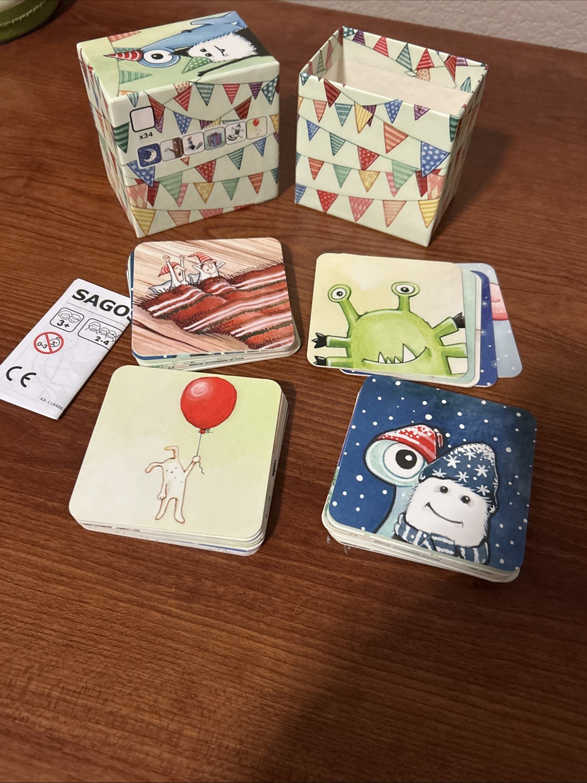 Ikea Sagoskatt – Memory Card-Matching Game-Nursery Decor’ANIMAL Compact Vacation
