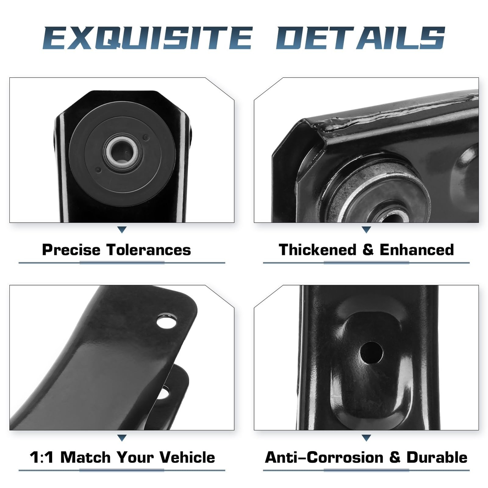 Front Upper Lower Control Arms for Jeep Grand Cherokee 1999 2000 2001 2002 20…