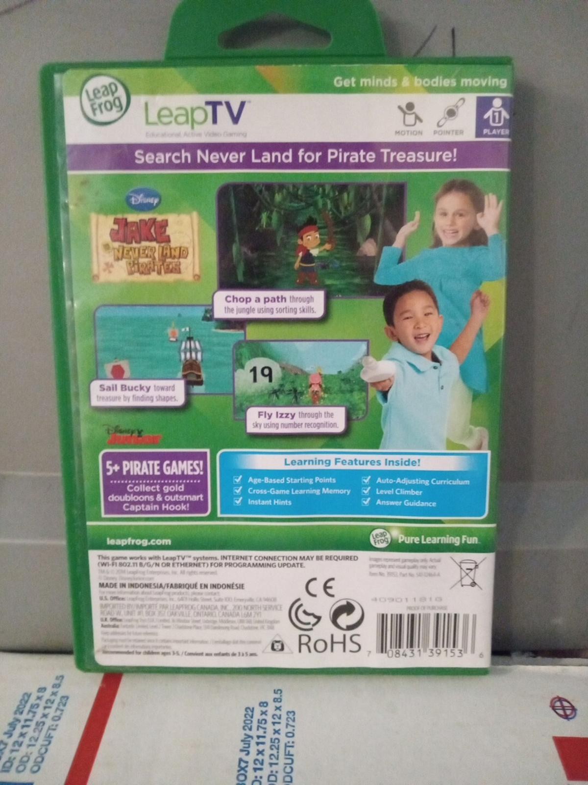 Leap Frog Learning Game Jake & The Neverland Pirates LeapTV Mathematics #175c