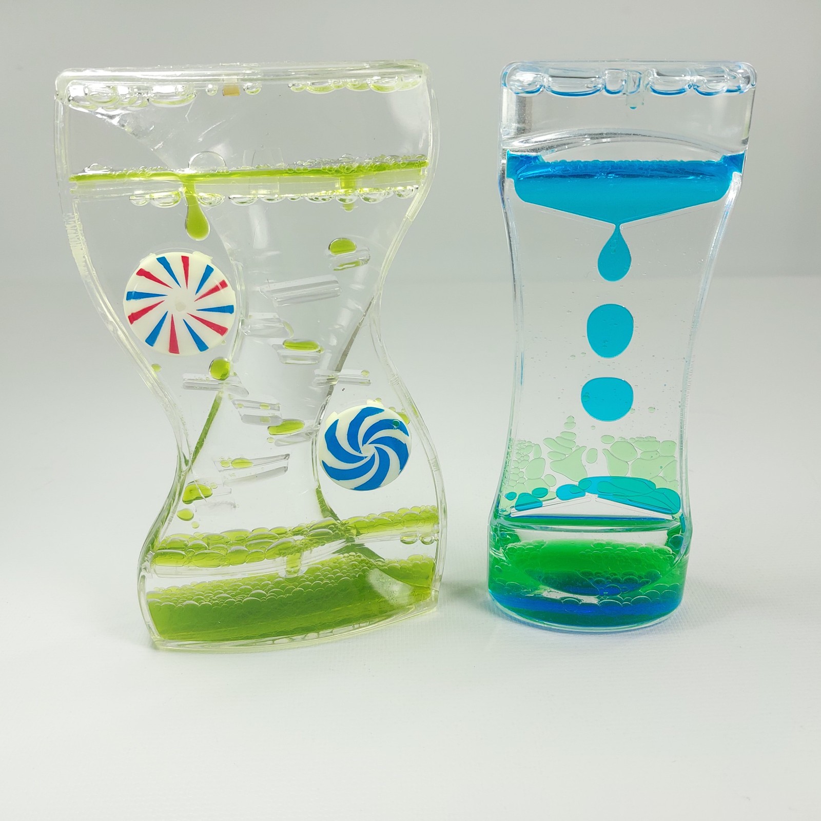 Sensory Liquid Motion Bubblers Blue & Green
