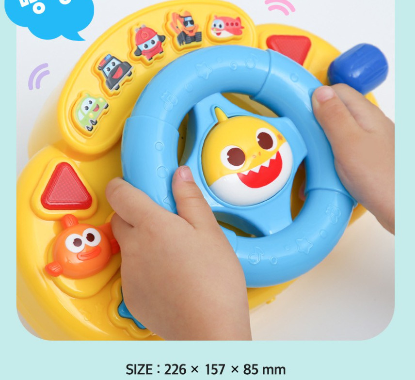 Pinkfong Baby Shark’s First Driving Game Kid Play Toy With Nursery Songs