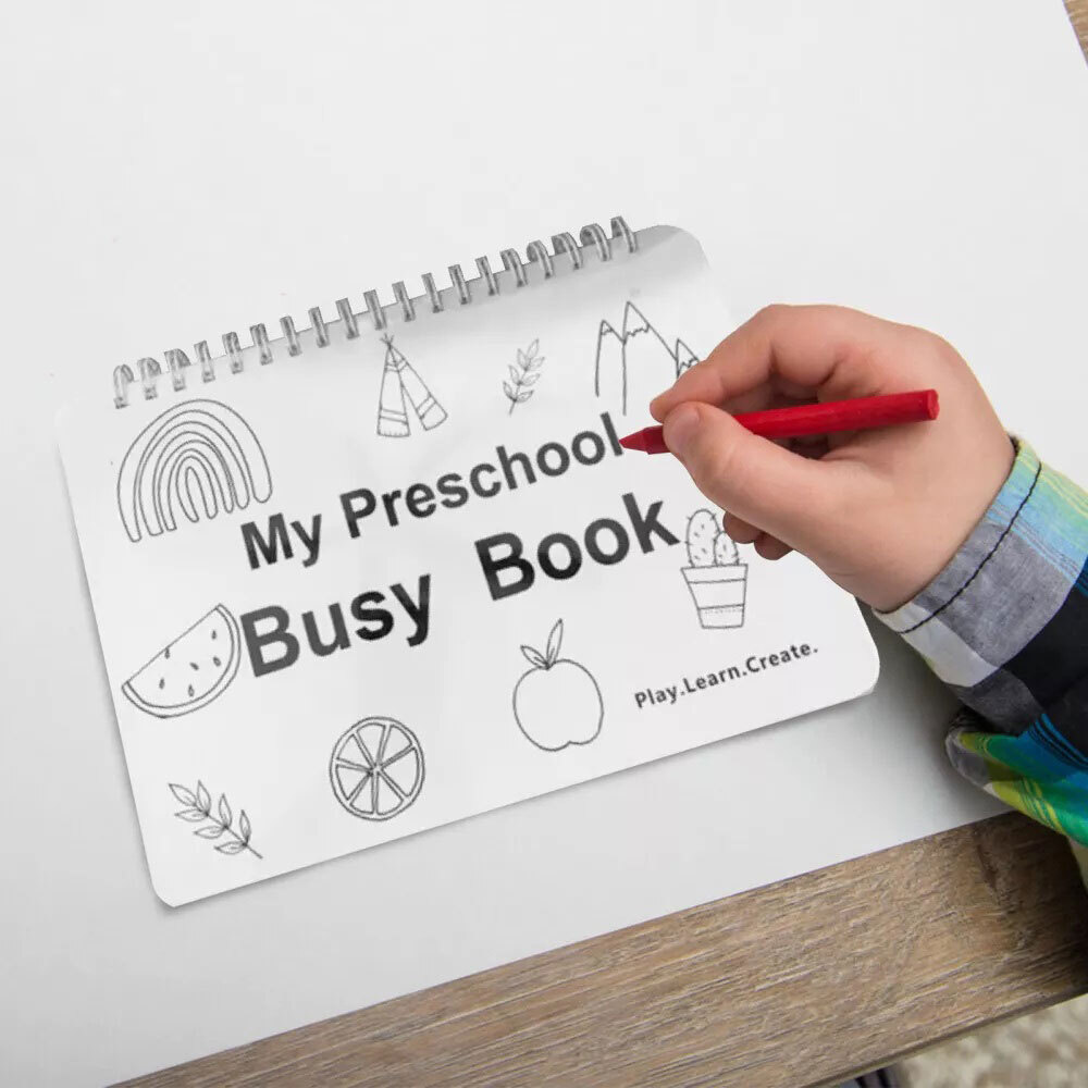 My Preschool Busy Book Educational Toys Gift for Kids & Toddlers ET