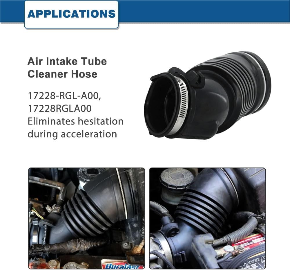 Air Intake Flow Hose Tube Compatible with 2005 2006 Odyssey EX EX-L EXL LX To…