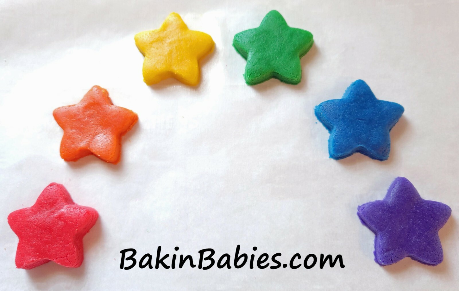 Edible Rainbow Play Cookie Dough (6 colors)