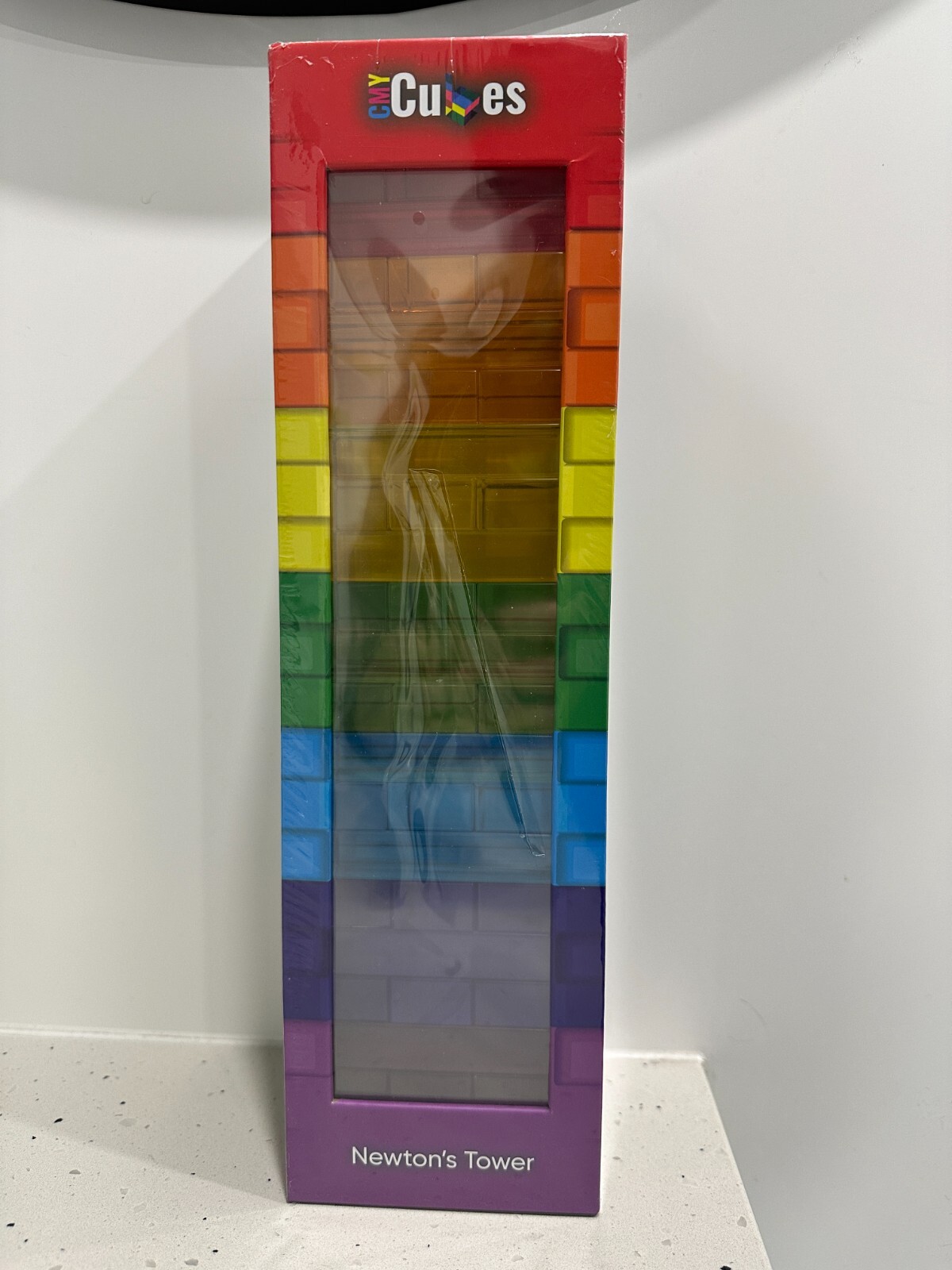 CMY Cubes Newton’s Tower, 63 Translucent Pieces in 7 Colours BNIB RRP $189.95