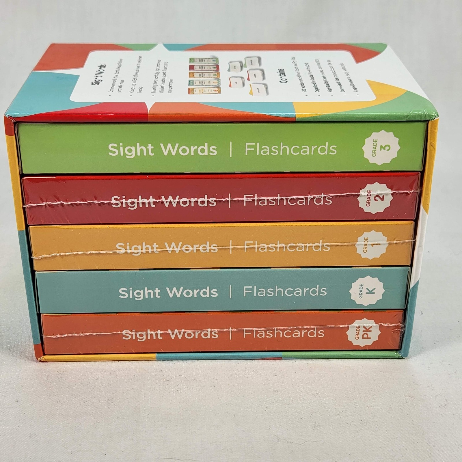 Think Tank Scholar 520 Sight Words FlashCards BOX Set Grade PK-3 some brand new