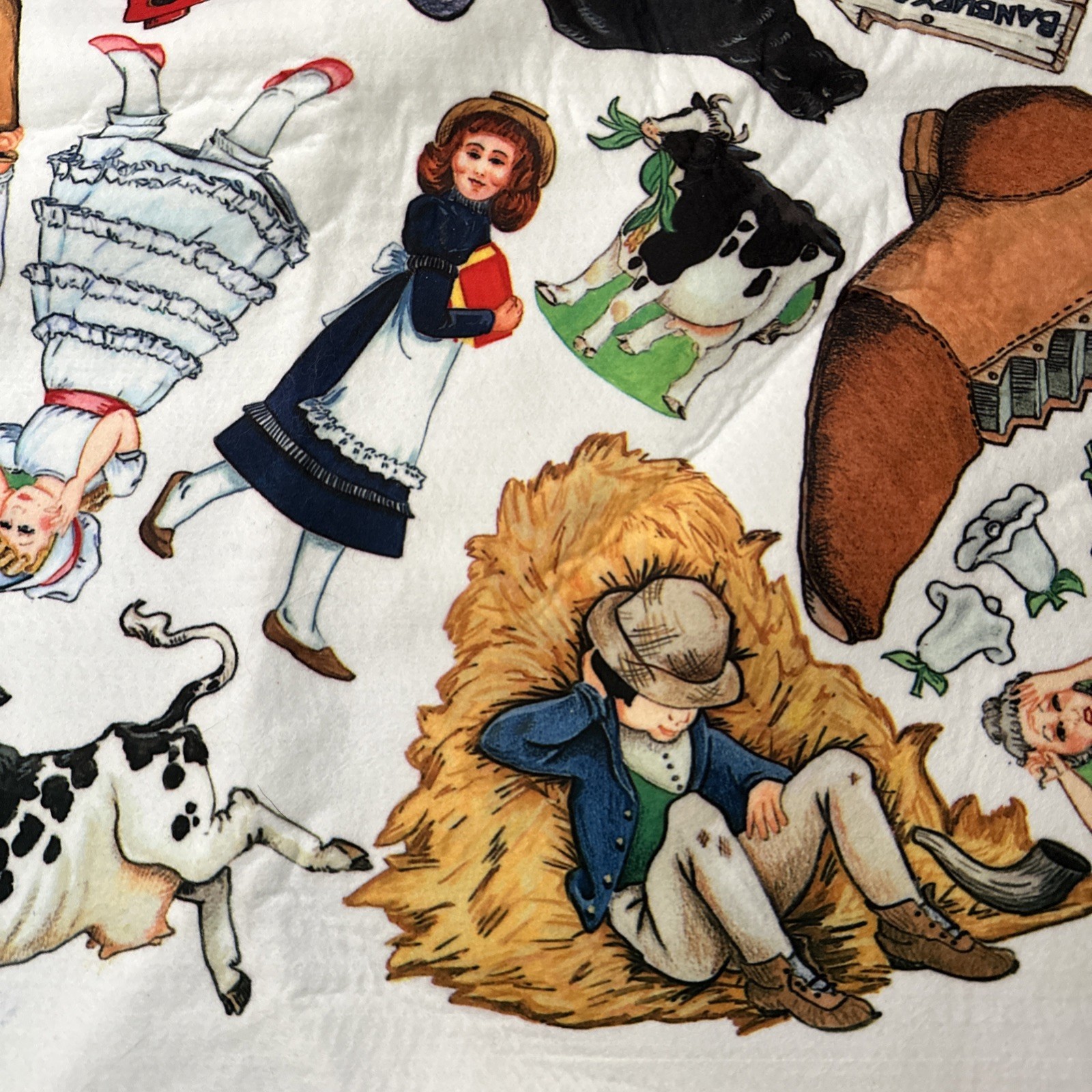 The Story Teller Felt 1993 Nursery Rhymes Uncut Flannel Board