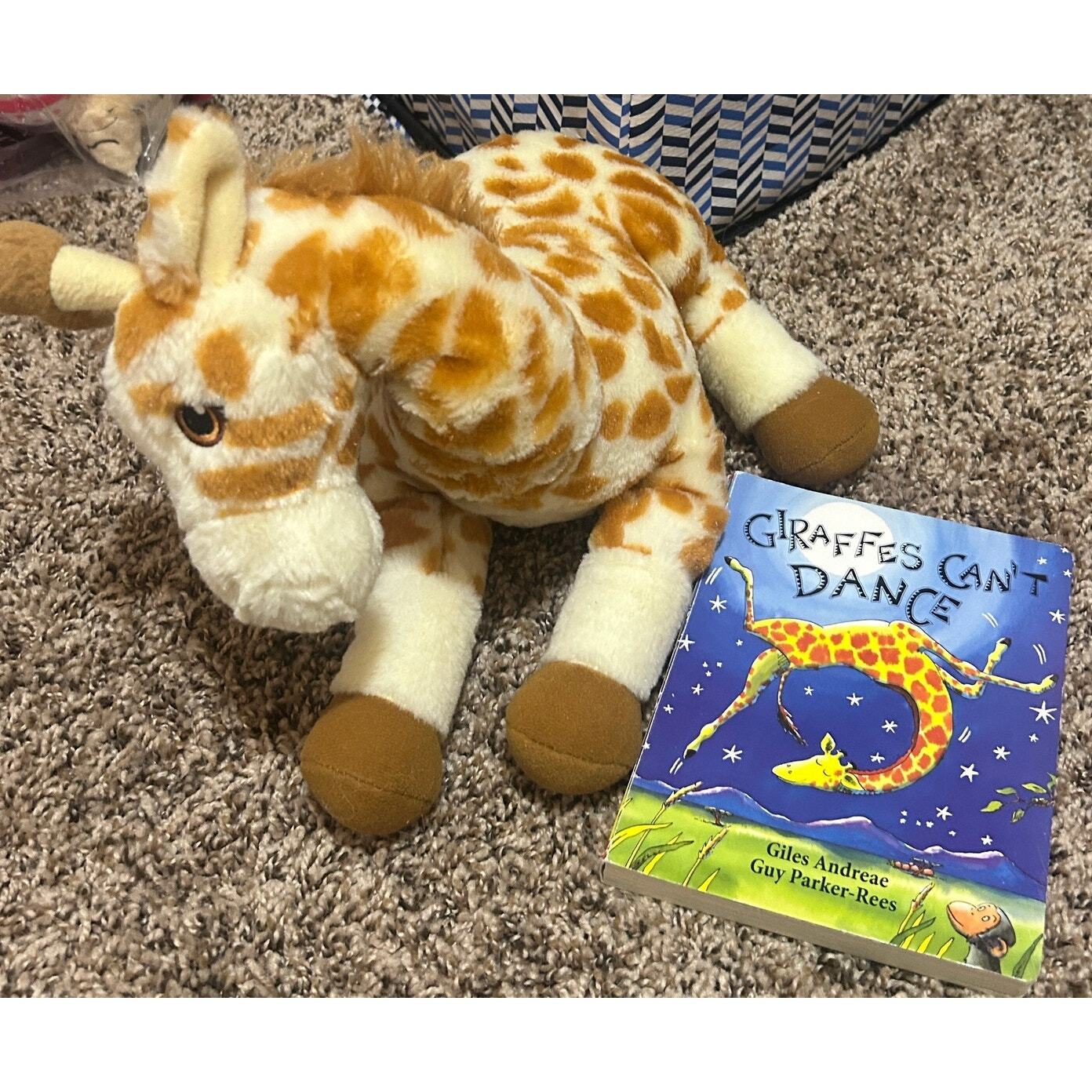 Giraffe’s Can’t Dance Board Book & Plush Gerald Giraffe