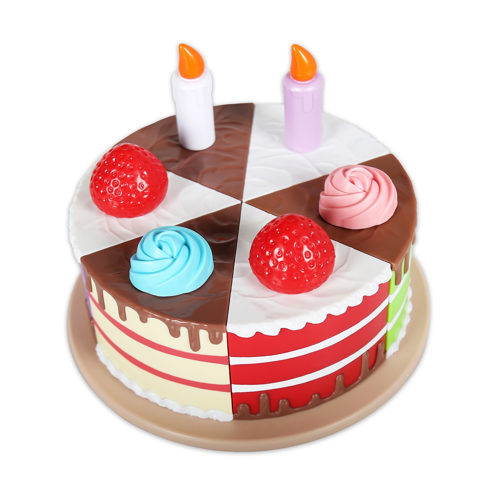 New – Popular Playthings Magnetic Bake & Play Cake Set – Ages 3+ | 1-6 players
